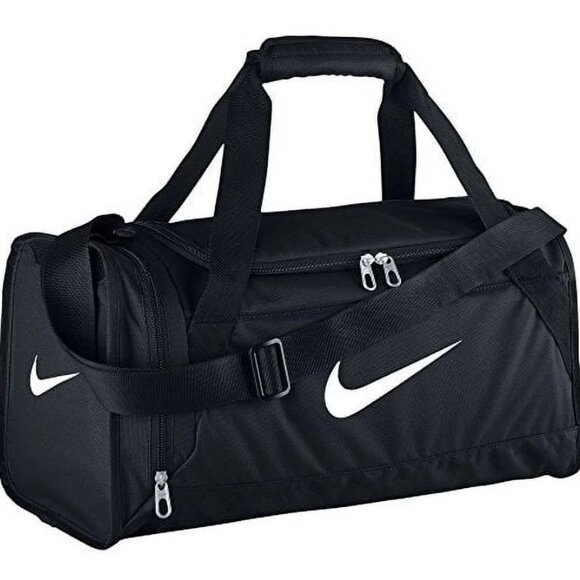 NIKE BA4832 BLACK BRASILLIA 6 SMALL DUFFLE BAG